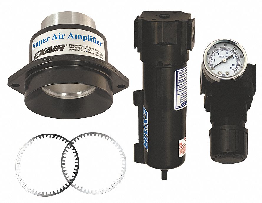 Air Amplifier Kit 4.91 In Inlet 29.2 CFM