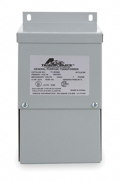 Transformer 120/240VAC 12/24VAC 1kVA