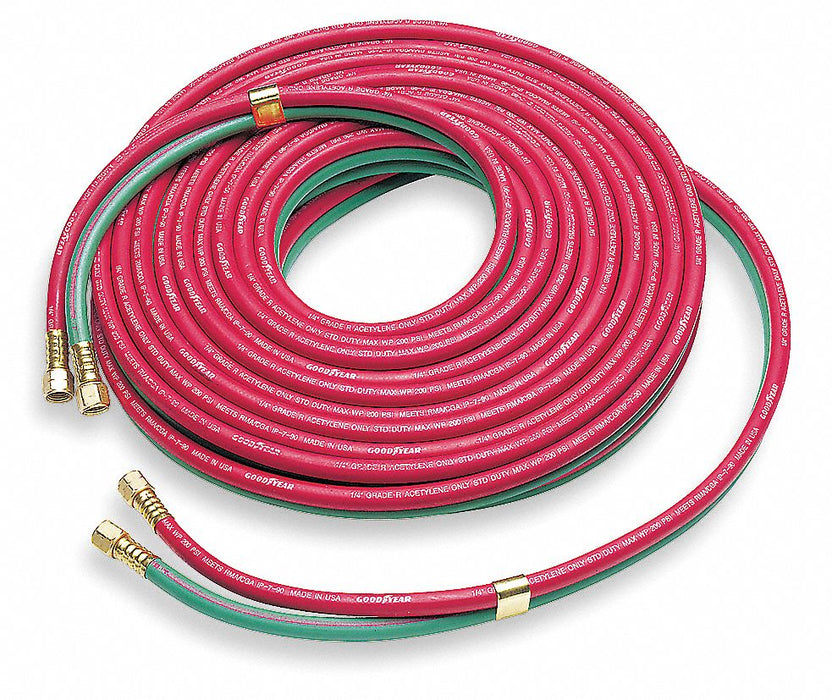 Twin Line Welding Hose 3/16 ID x 50 ft.