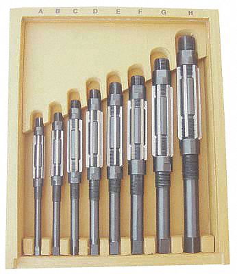 Adj. Hand Reamer Set 8 Pcs