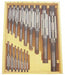 AdjustableHandReamerSet Straight 3/8in