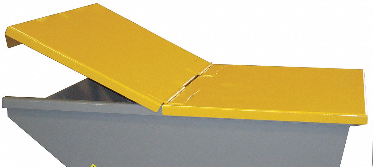 Hopper Lid 59 W Gray Steel