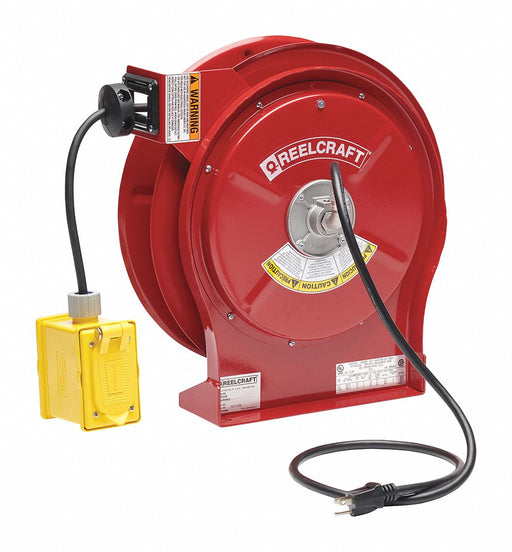 Cord Reel 50ft 12 AWG GFCI 120VAC