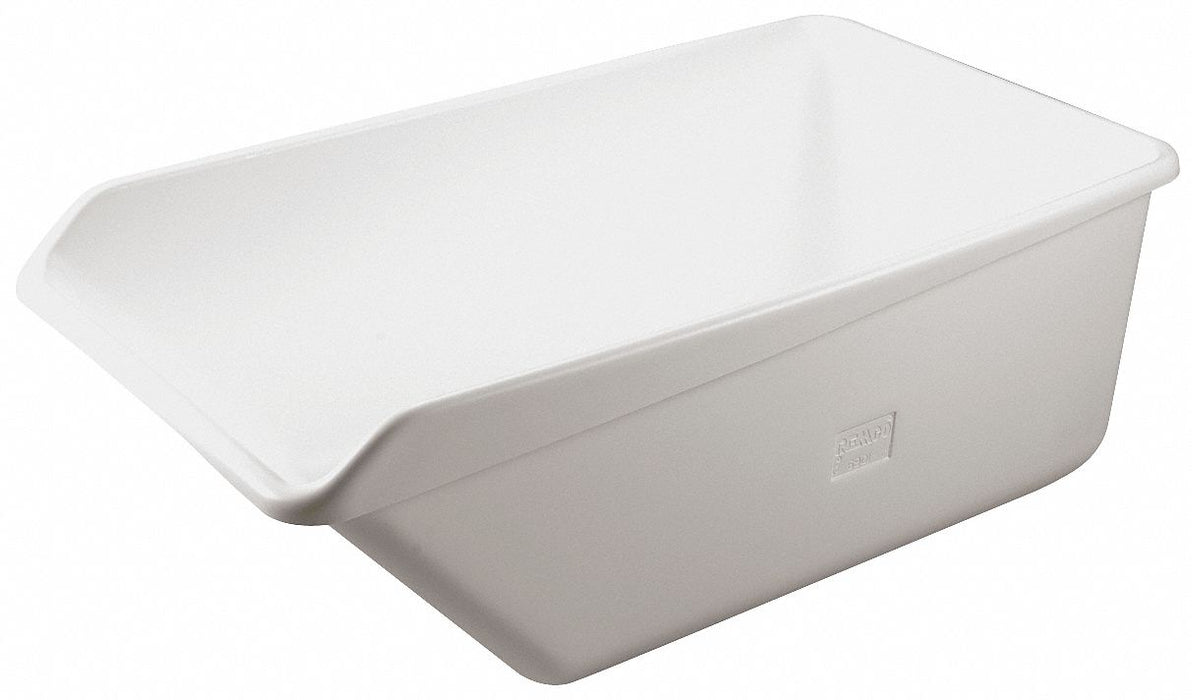 Hopper Tub White Polyethylene