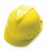 D0312 Hard Hat Type 1 Class E Ratchet Yellow