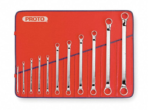 Box End Wrench Set Fll Plsh Offset Metrc