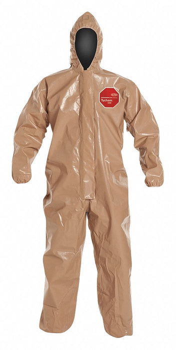 D2261 Coveralls 5XL Tan Tychem(R) 5000 PK6