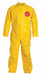 D2249 Coveralls 3XL Ylw Tychem 2000 PK12