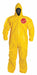 D2254 Coveralls 2XL Ylw Tychem 2000 PK12