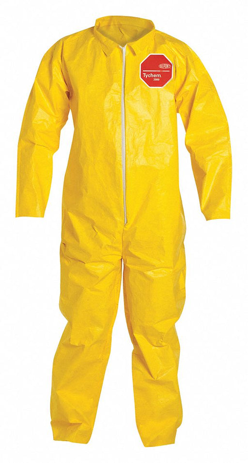 D2248 Coveralls XL Ylw Tychem 2000 PK12