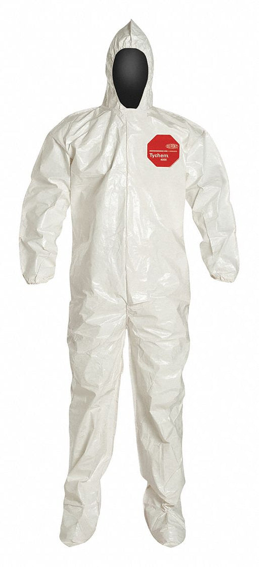 D2259 Coveralls 3XL Wht Tychem 4000 PK12