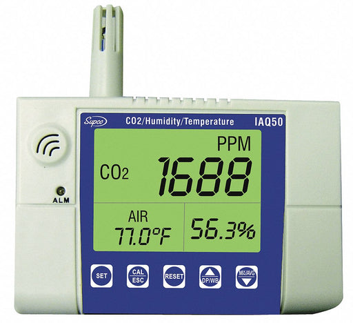 Indoor Air Meter 14 F to 140 F LCD