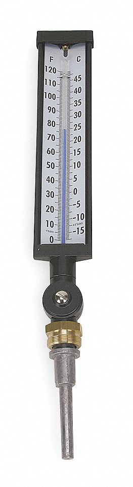 Industrial Thermometer 0 to 120 F