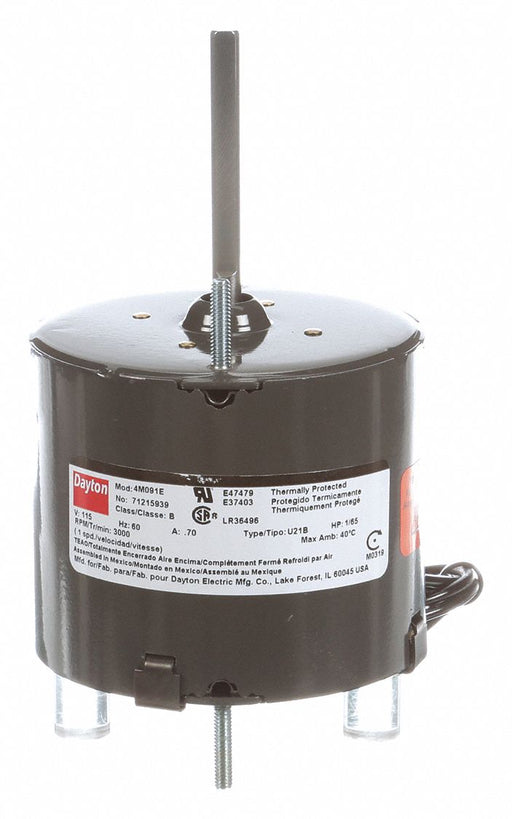 Motor 1/65 HP 3000 rpm 3.3 115V