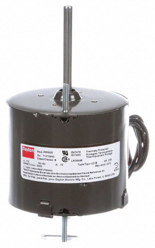Motor 1/65 HP 3000 rpm 3.3 115V