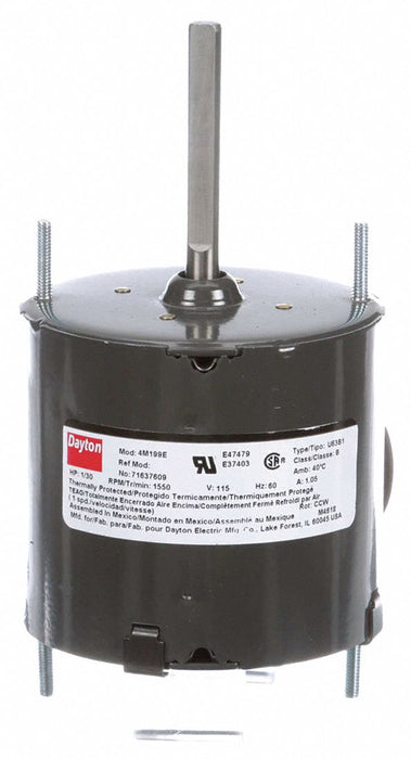Motor 1/30 HP 1550 rpm 3.3 115V