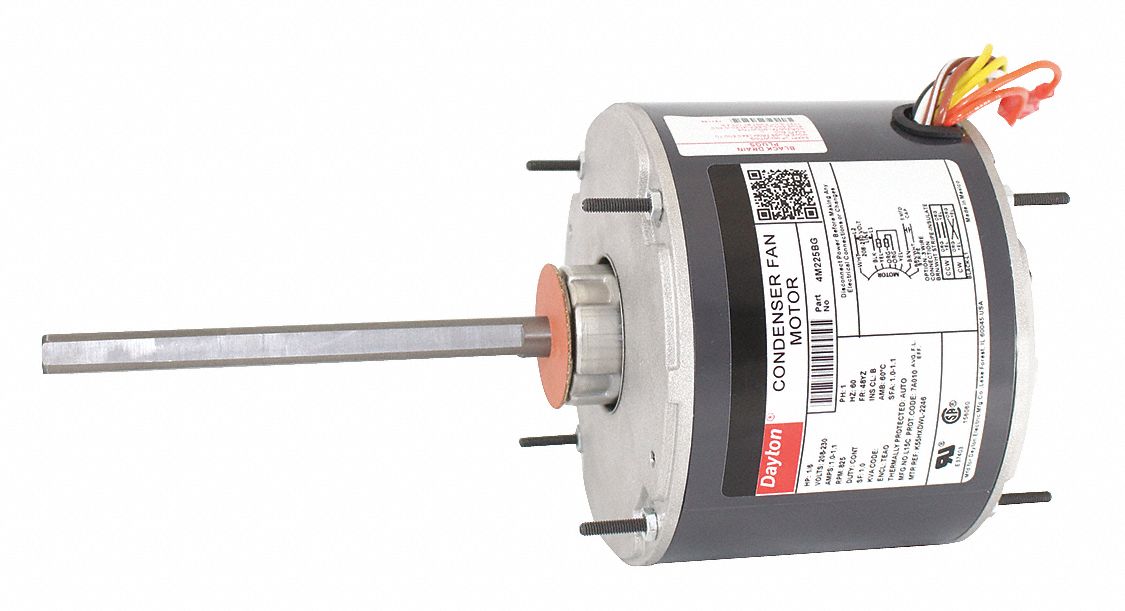 Condenser Fan Motor 1/6 HP 825 rpm 60 Hz