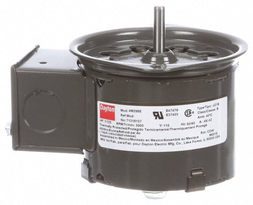 Motor 1/125 HP 3000 rpm 3.3 115V