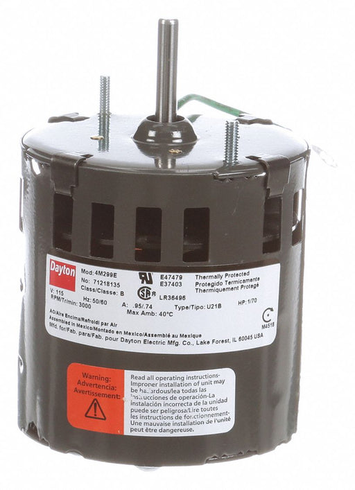 Motor 1/70 HP 3000 rpm 3.3 115V