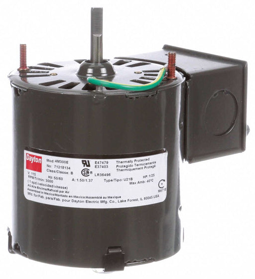 Motor 1/25 HP 3000 rpm 3.3 115V