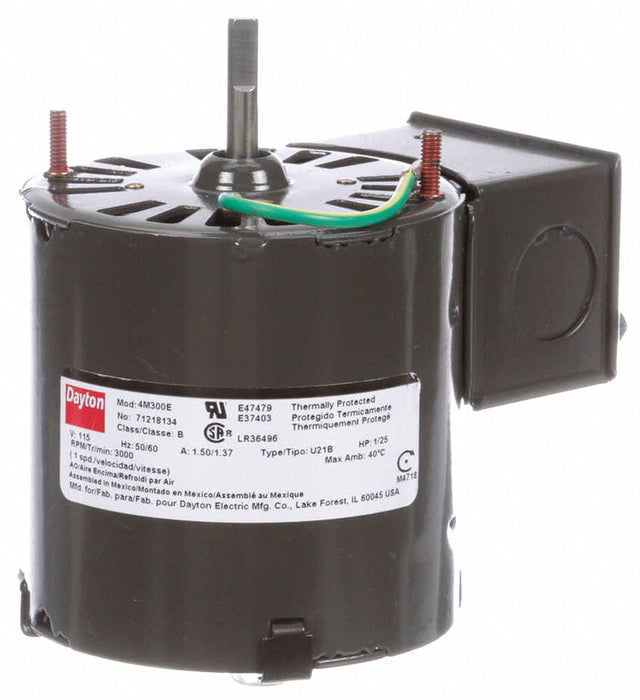 Motor 1/25 HP 3000 rpm 3.3 115V