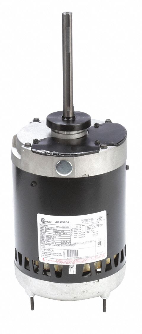 Condenser Fan Motor 3/4 HP 1140 rpm 60Hz