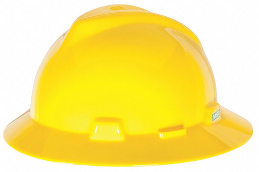 D0367 Hard Hat Type 1 Class E Ratchet Yellow