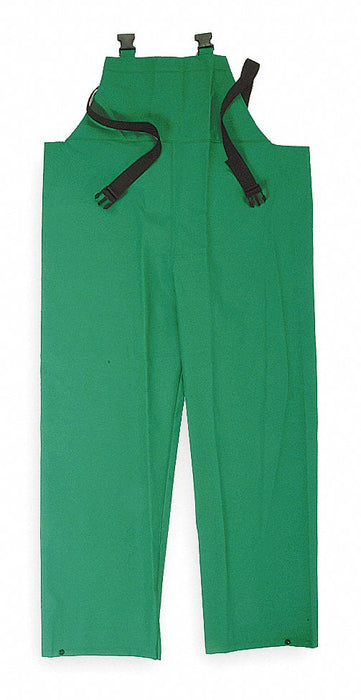 Flame Resistant Rain Bib Overall Green S