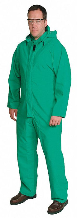 FR Coverall Rain Suit Green 2XL