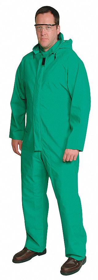 FR Coverall Rain Suit Green 2XL