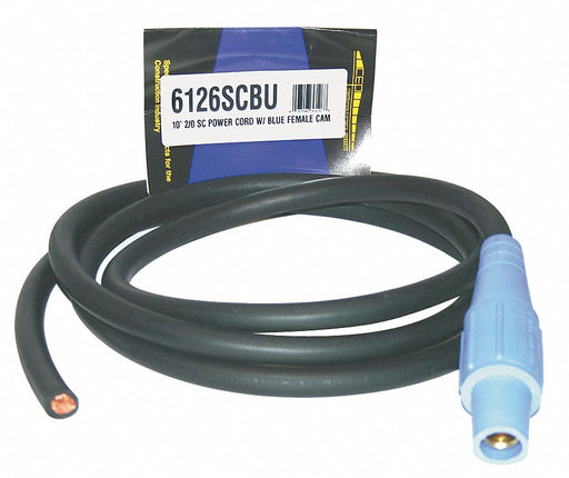 Cam Lock Power Cord 200A 600VAC Rubber