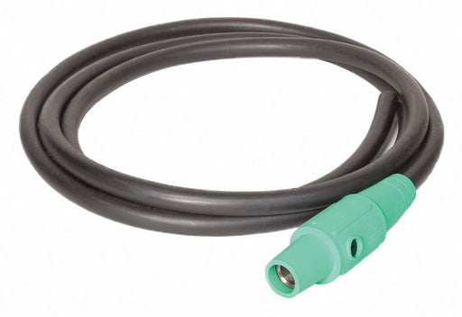 Cam Lock Power Cord 200A Green Cam 2/0