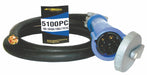 Power Cord Female Pin/Sleeve 5P 5 Wire