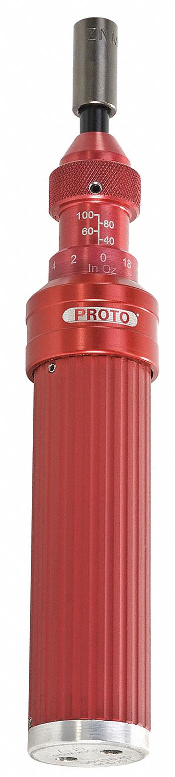 Torque Scrdrvr 1/4 in 70-36 in-lb