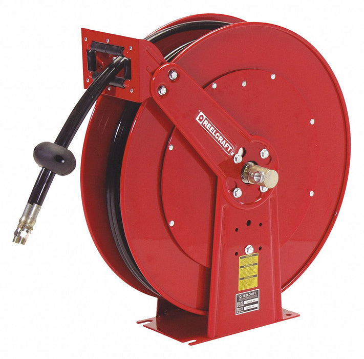 Dual Hose Reel Spring 1/2 in MNPT 50 ft