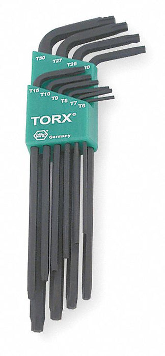 Torx Key Set L Shape 2 1/2 in to 4 in