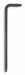 Torx Key L Shape Alloy Steel 53/64 in