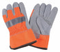 D1684 Leather Gloves Hi-Vis Orange M PR