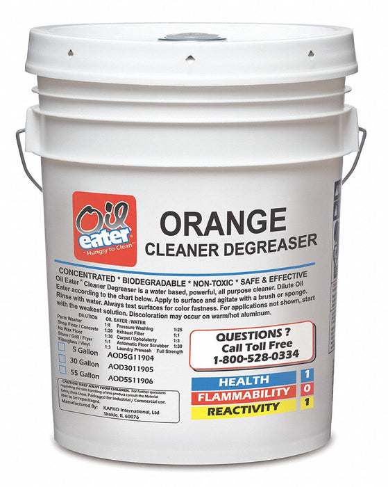 Cleaner Degreaser Orange Scent 5 Gal