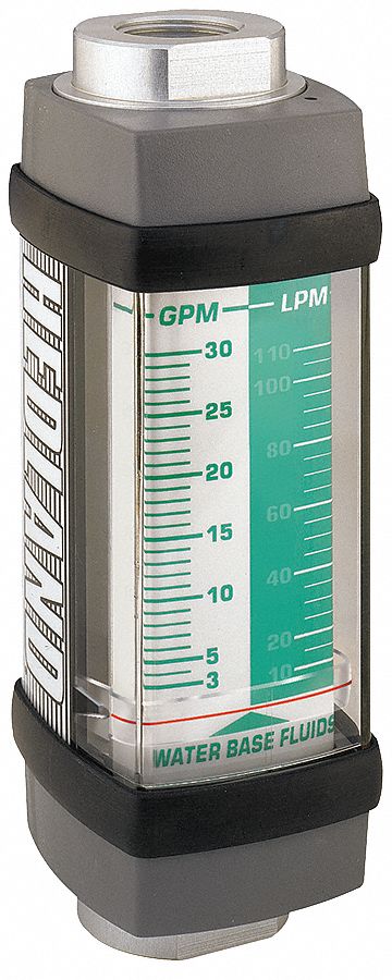 Flowmeter GPM/LPM 0.5-.50 / 0.2-1.9