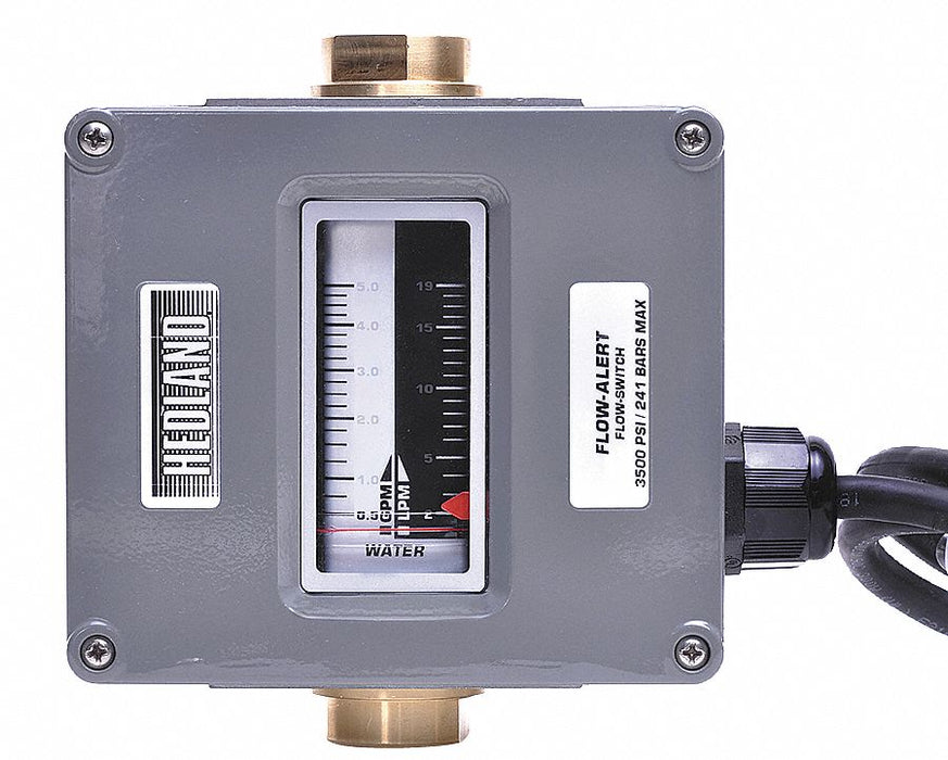 Flowmeter GPM/LPM 0.5 - 5.0 / 2-19