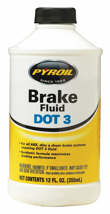 Brake Fluid 12 Oz Dot 3