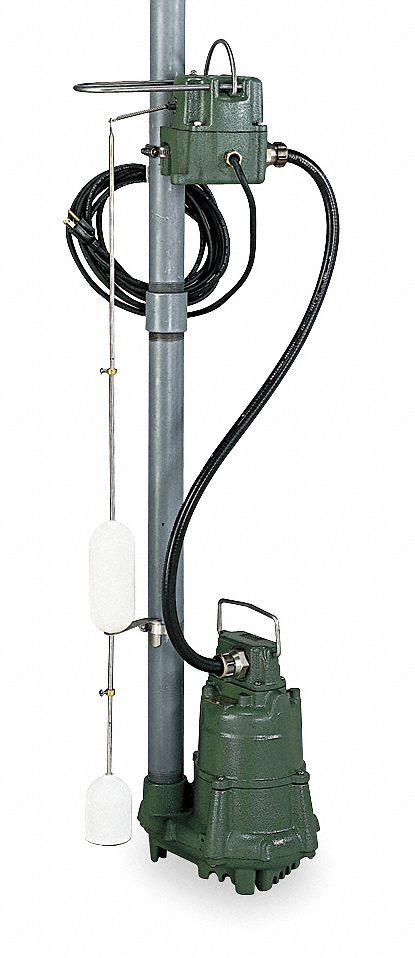 SubmersibleSumpPump 15ft 13.5in 115VAC