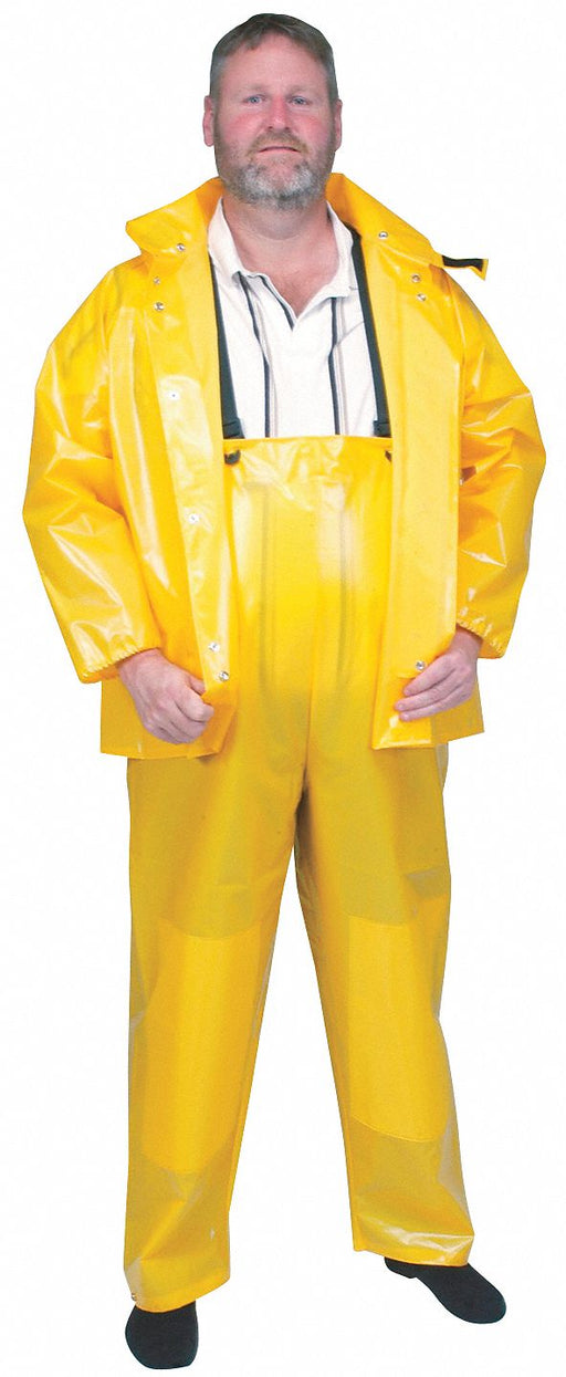D2294 Rain Bib Overall Unrated Yellow 3XL