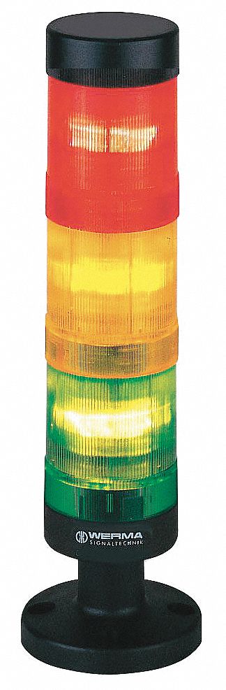 Tower Light 24VAC/DC Amber Green Red