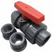 Manual 2-Way Ball Valve Socket PVC