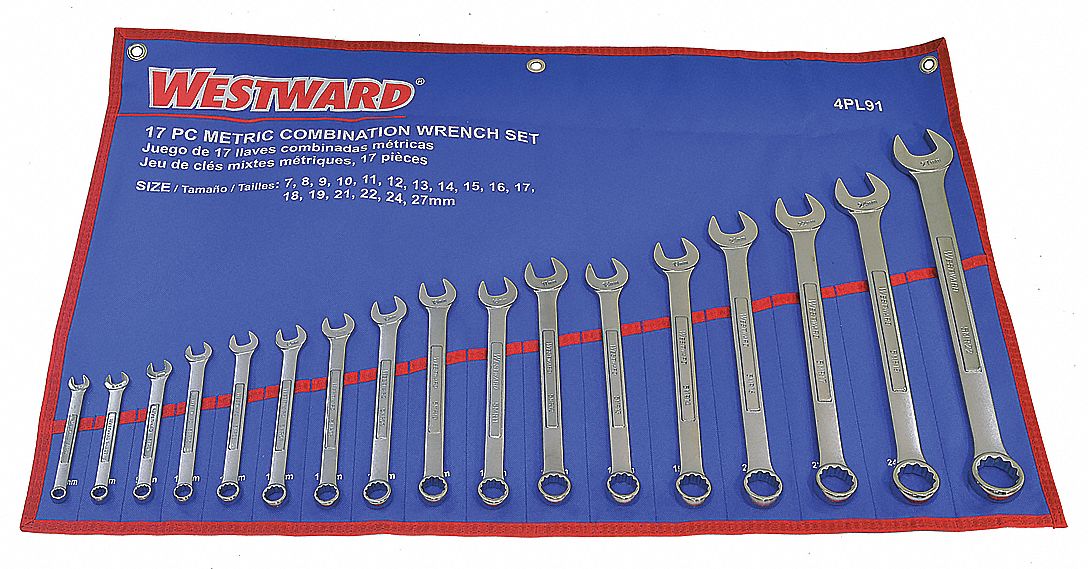 Combo Wrench St CV Steel Satin Offset