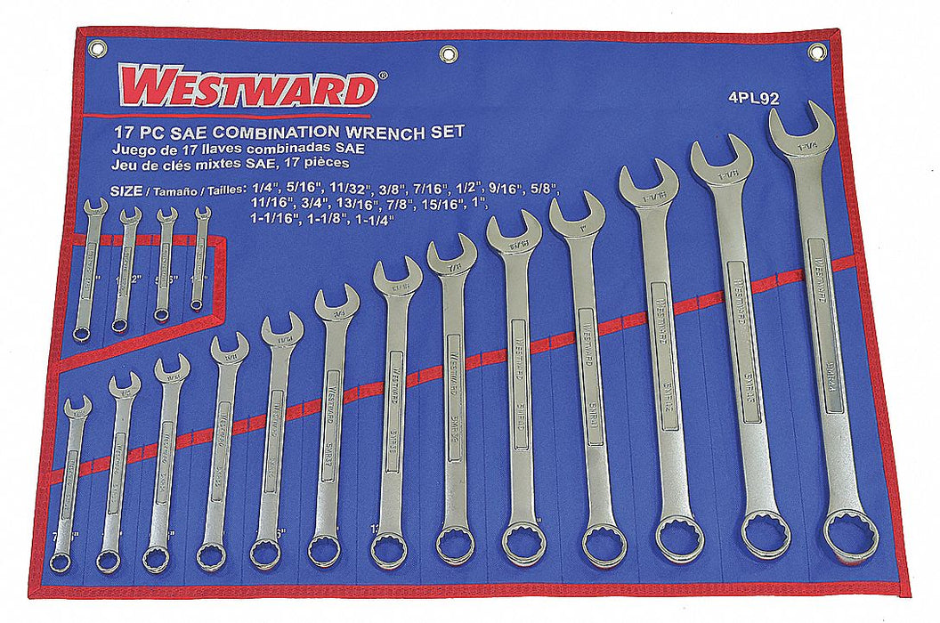 Combo Wrench St CV Steel Satin Offset