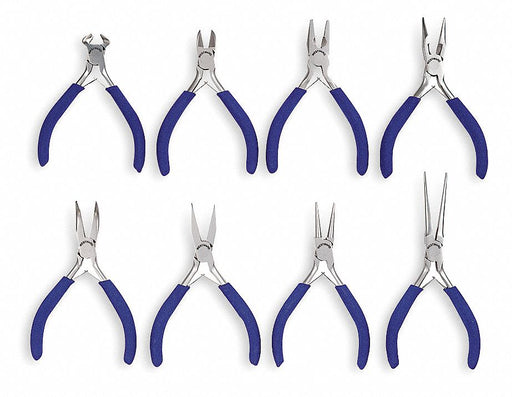 Precision Plier Set Dipped 8 Pcs