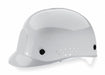D0374 Bump Cap Front Brim Pinlock White